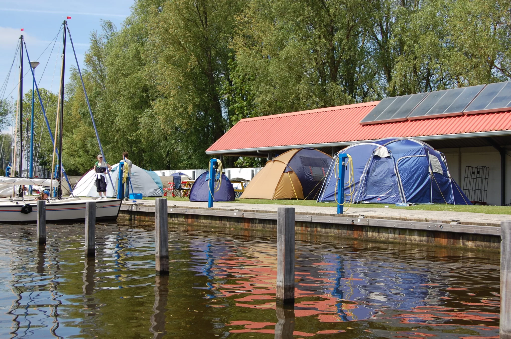 Jachthaven Hoora tenten