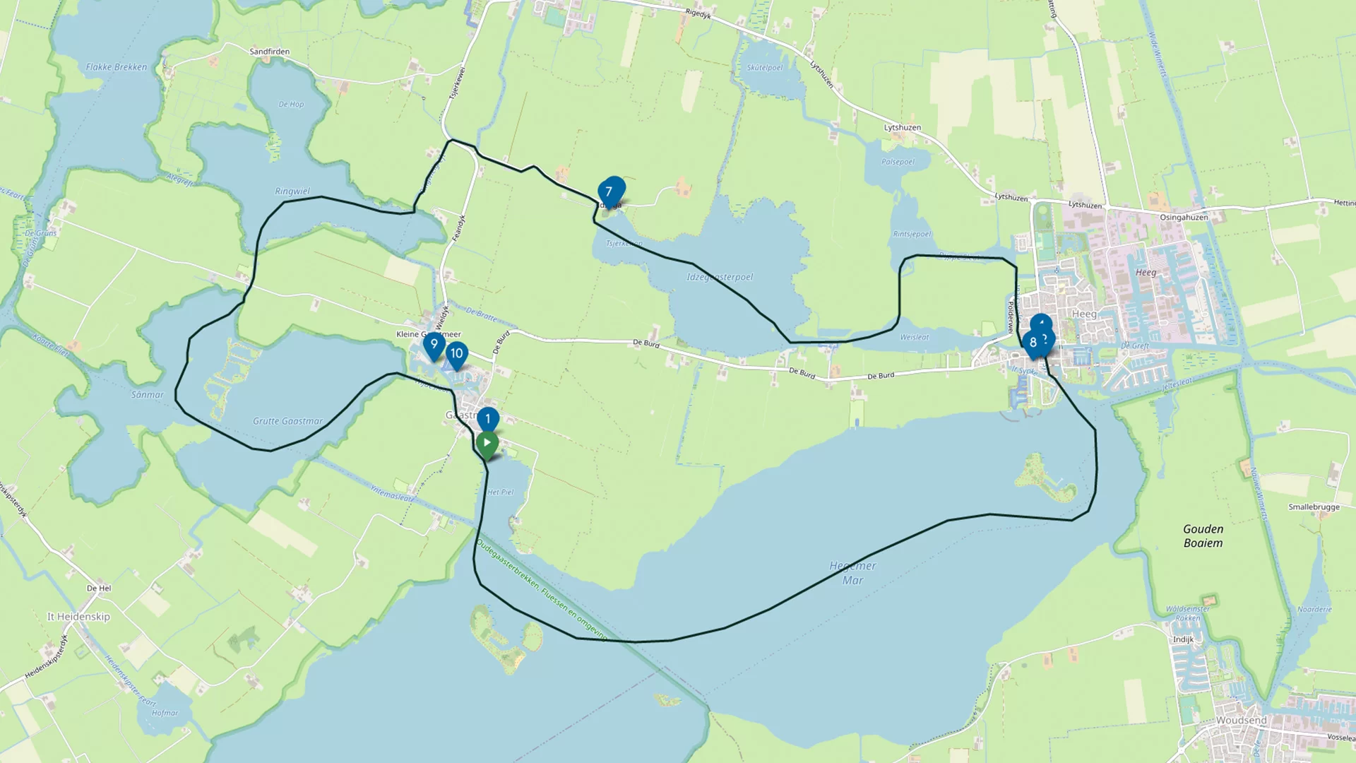 Pools route Hoora Recreation